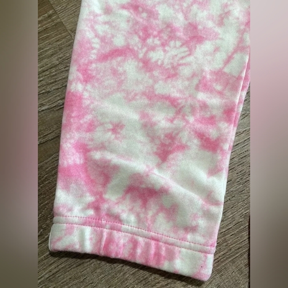 Girls Cat & Jack Pink Tie Dye Jogger Sweatpants - Picture 3 of 8